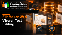 FileMaker Web Viewer Text Editing